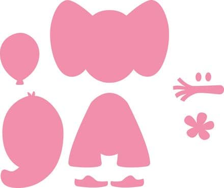 COL1384 ~ ELINE'S ELEPHANT ~ Marianne Design Collectables