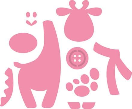 COL1386 ~ ELINE'S GIRAFFE ~ Marianne Design Collectables