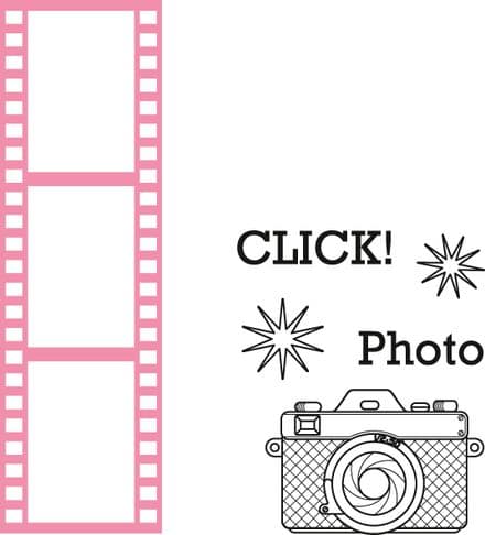 COL1390 ~ FILMSTRIP ~ Marianne Design Collectables