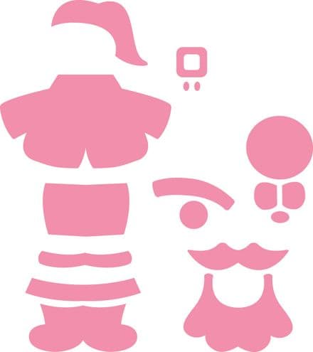 COL1391 ~ ELINE'S SANTA ~ Marianne Design Collectables
