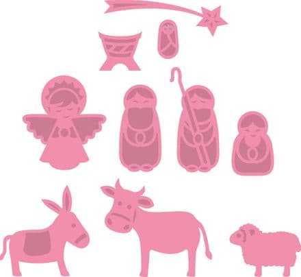COL1395 ~ NATIVITY SET ~ Marianne Design Collectables