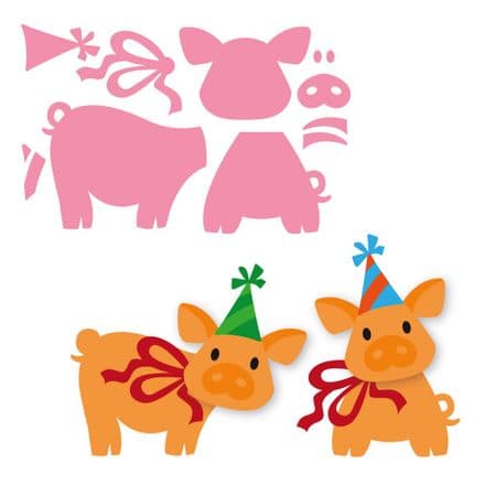 COL1402 ~ ELINE'S PIGLET ~ Marianne Design Collectables