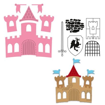COL1404 ~ CASTLE ~ Marianne Design Collectables