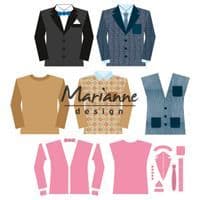 COL1434 ~ Mens Wardrobe ~ Marianne Design Collectables