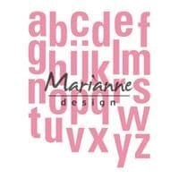 COL1449 ~ Alfabet XXL - Marianne Design Collectables