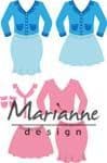 COL1453 ~ Lady Suits - Marianne Design Collectables