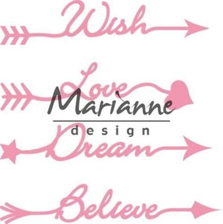 COL1458 ~ Marianne D ~ Arrow sentiments Collectables