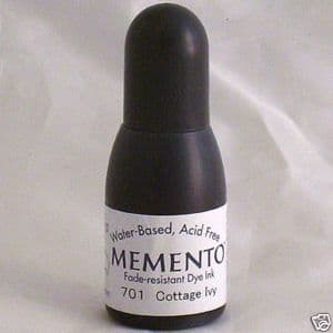 Cottage Ivy RE-INKER for Memento ink pad, 15ml bottle