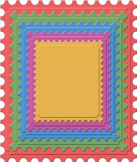 CPI004 ~ POSTAGE STAMP ~ Nestabilities Spellbinder dies