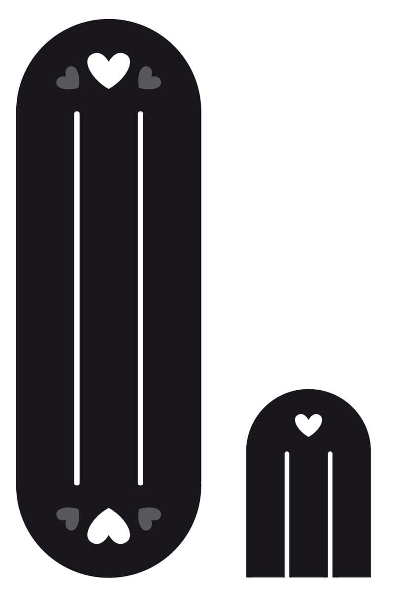 CR1228 ~ SCANDINAVIAN HEART - ~ Marianne Design Craftables Die