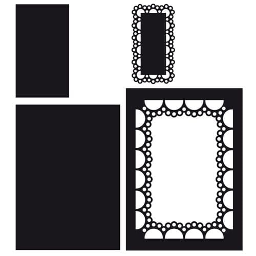 CR1242 ~ PASSE-PARTOUT RECTANGLE ~ Marianne Design Craftables Die