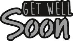 CR1318 ~ GET WELL SOON ~ Marianne Design Craftables Die