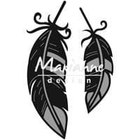 CR1412 ~ Feathers ~ Marianne Design Craftables Die