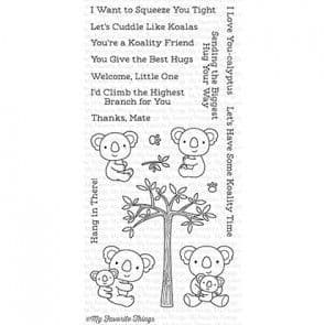 CS-196 ~ Cuddly Koalas ~ CLEAR CLING BACKED STAMPS~ MY FAVORITE THINGS