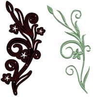 CTDI 7009 ~ FLOWER AND FLOURISH DIE ~ Craft Too Cutting and Embossing Die