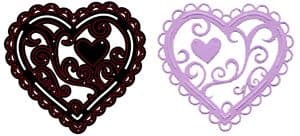 CTDI 7018 ~ HEART DELIGHT DIE ~ Crafts Too Cutting and Embossing Die