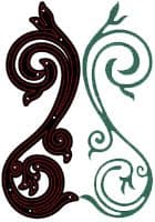 CTDI 7021 ~ FLOURISHING DIE ~ Crafts Too Cutting and Embossing Die