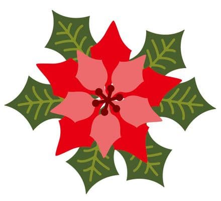 CTDI 7048 ~ XMAS FLOWER ~ Crafts Too Cut + Emboss Dies
