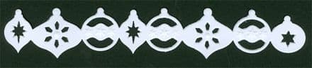 CTDI 7052 ~ BAUBLE BORDER ~ Crafts Too Cut + Emboss Die