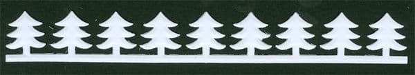 CTDI 7054 ~ XMAS TREE BORDER ~ Crafts Too Cut + Emboss Die