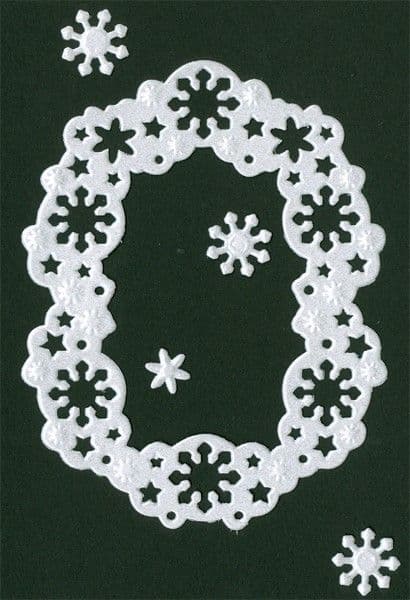 CTDI 7061 ~ SNOW FRAME ~ Crafts Too Cut and Emboss Die