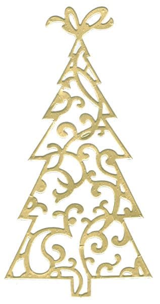 CTDI 7063 ~ FLOURISH TREE ~ Crafts Too Cut and Emboss Die