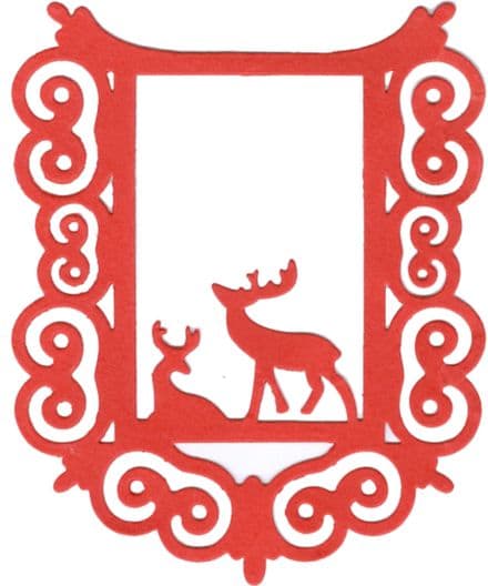 CTDI 7064 ~ DEER FRAME ~ Crafts Too Cut and Emboss Die