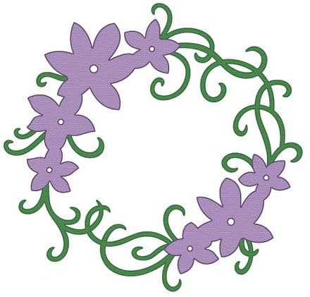 CTDI 7081 ~ FLOWER CIRCLE ~ Crafts Too Cut and Emboss Die