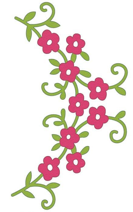 CTDI 7083 ~ FLOWER SWAG ~ Crafts Too Cut and Emboss Die