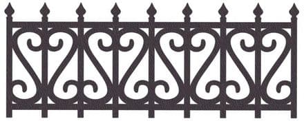 CTDI 7086 ~ METAL FENCE ~ Crafts Too Cut and Emboss Die