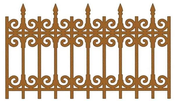 CTDI 7087 ~ FANCY FENCE ~ Crafts Too Cut and Emboss Die