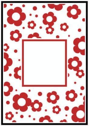 CTFD 3044 ~ FLOWER FRAME ~ CRAFTS TOO embossing folder