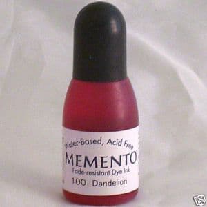DANDELION RE-INKER for Memento ink pad, 15ml bottle