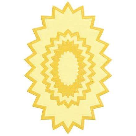 DC0281 ~NESTING PINKING OVALS ~ LifeStyle 6 dies cut + emboss