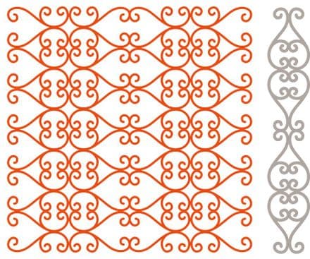 DF3415 ~ REGENCY ~ embossing folder & DIE ~ Marianne Creatables