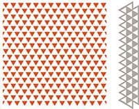 DF3428 ~ TRIANGLES ~ embossing folder & DIE ~ Marianne Design Folder EXTRA