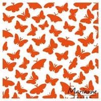 DF3433 ~ Butterflies ~ embossing folder ~ Marianne Creatables