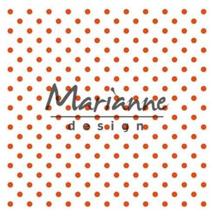 DF3447 ~ Polka Dots ~ 3D design embossing folder ~ Marianne Creatables