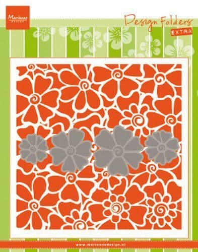 DF3452 ~ Poppies ~ 3D design embossing folder ~ Marianne Creatables