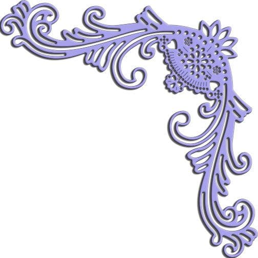 DL151 ~ Victorian Romance Flourish die - Cheery Lynn