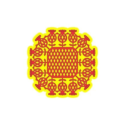 DL220 ~ SCOTTISH THISTLE DOILY w. Angel Wing ~ Cheery Lynn Doily die