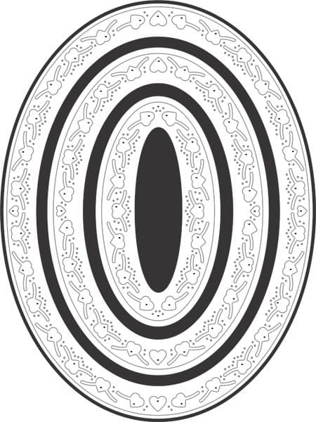 DL254 ~ HEART OVAL BOUTIQUE STACKER FRAMES ~ Cheery Lynn Doily dies