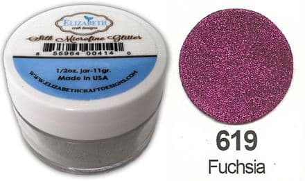 ECDSM619 ~ Silk Microfine Glitter - FUSHIA ~ by Elizabeth Craft Designs