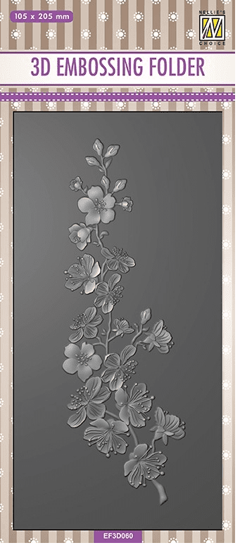 EF3D060 - 3D Embossing Folder - Blossom - Nellie Snellen