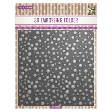EF3D064 - Background 3D Embossing Folder - Snow - Nellie Snellen
