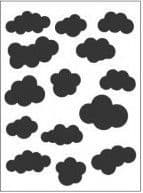 EMF007 ~ CLOUDS ~ A6 EMBOSSING FOLDER