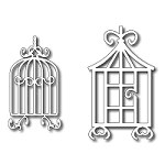 FRA-DIE-09074 ~ GILDED BIRD CAGE DUO ~ set 2 dies from FRANTIC STAMPER