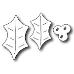 FRA-DIE-09081 ~ HOLLY LEAVES & BERRIES ~ set 3 dies from FRANTIC STAMPER