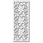 FRA-DIE-09098 ~ SNOWFLAKE HALF PANEL ~ die from FRANTIC STAMPER