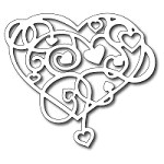 FRA-DIE-09110 ~ HEART STRINGS ~ die from FRANTIC STAMPER